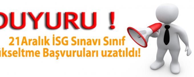 Sınıf Yükseltme Sınavı Başvuruları Uzatıldı